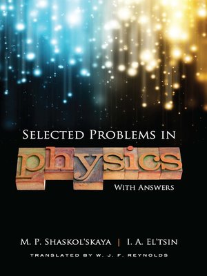 cover image of Selected Problems in Physics with Answers